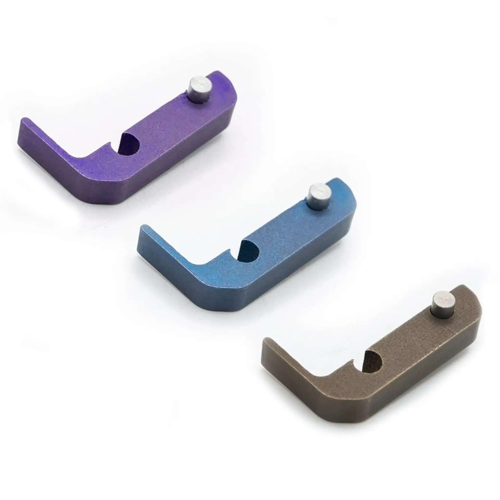 Swappable Rear Flush Spacer & Loop Delete (CUSTOM Color ANO Titanium) TIRANT® RAZOR V3