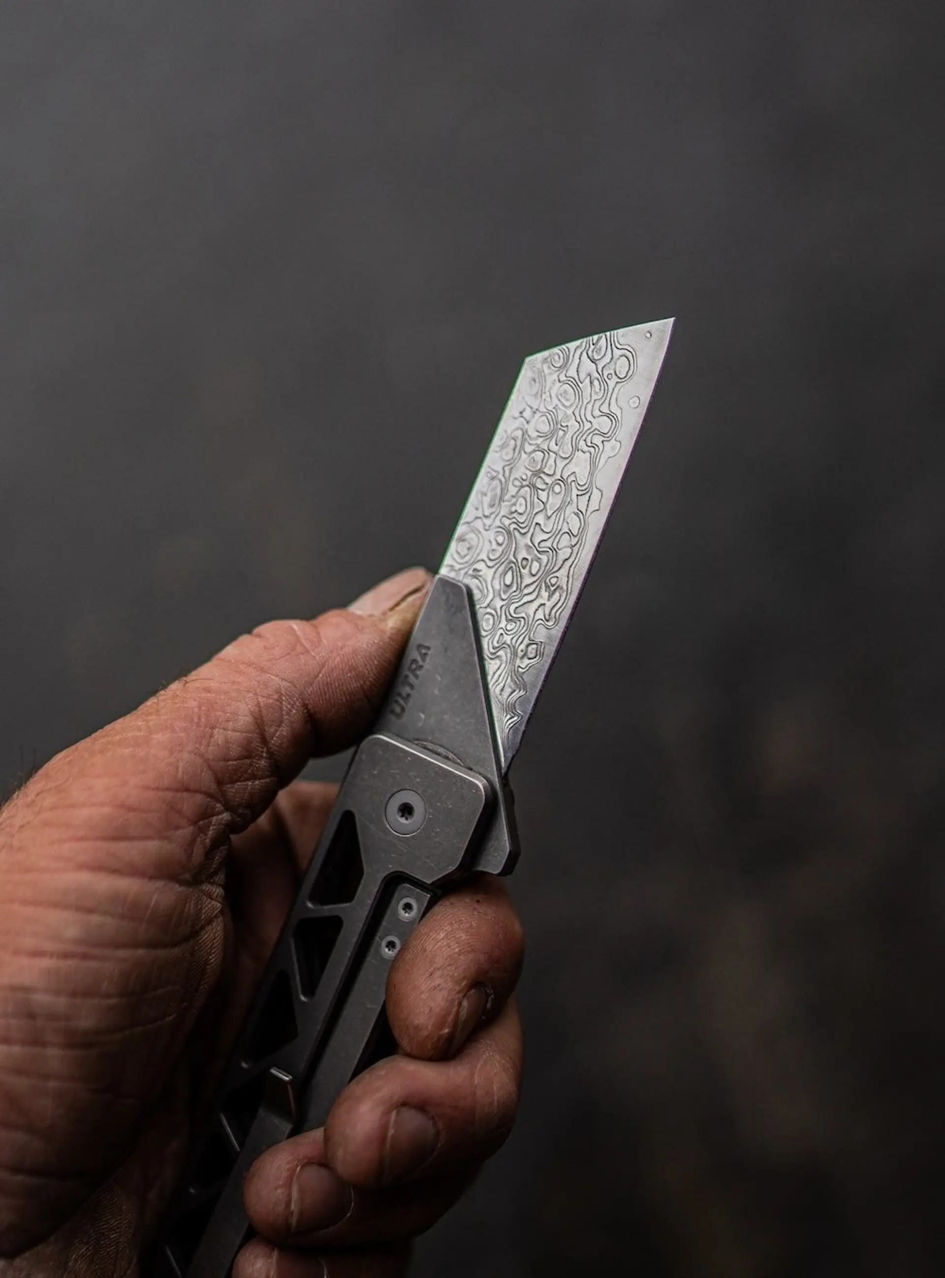 TiRant ULTRA HotSwap™ Hand-Made Damascus Blade Replacement — (VG10 Damascus) Limited Quantity Drop