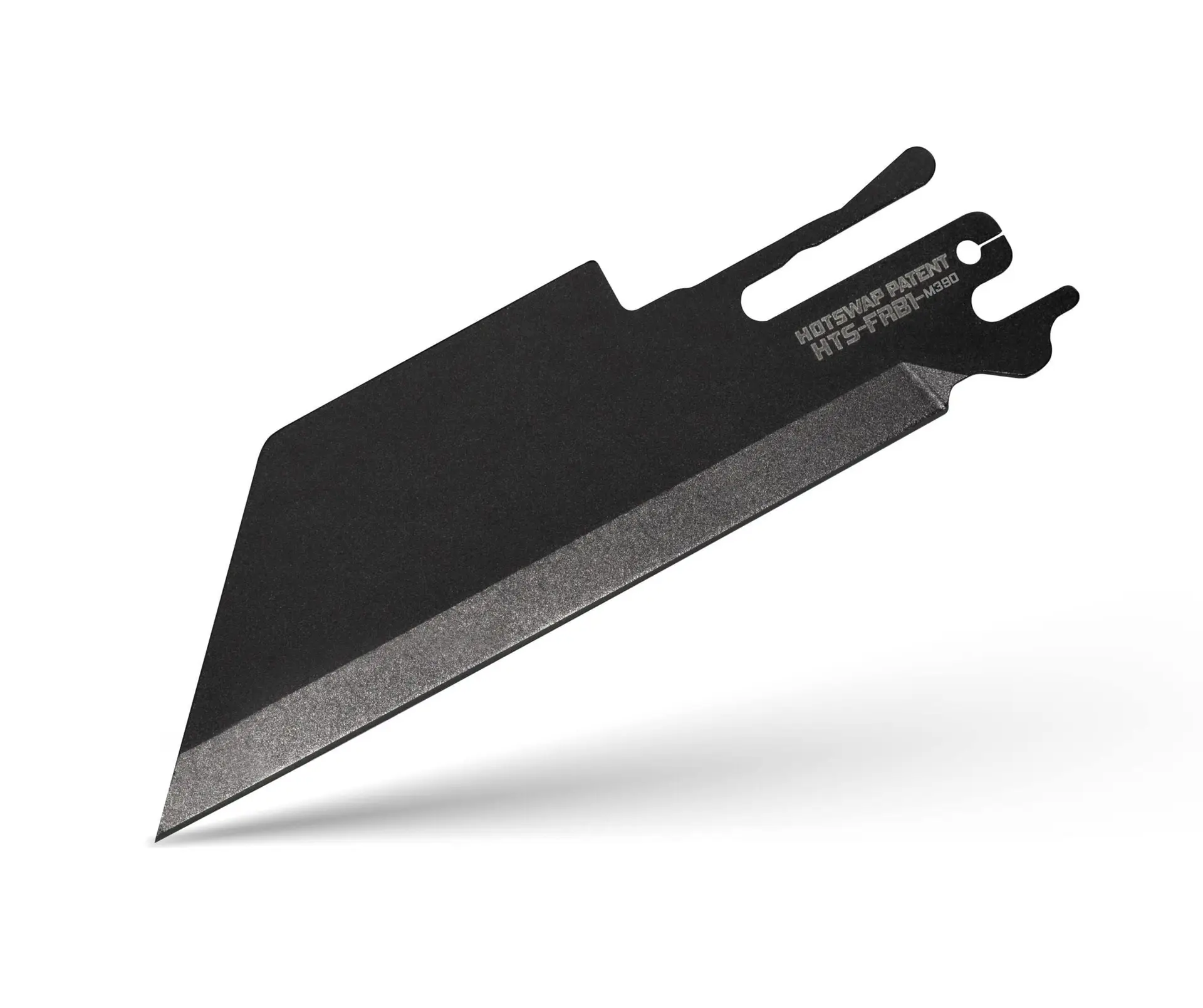 TiRant ULTRA HotSwap™ Full Length Razor Blade Replacement (Jet-Black PVD 1.5mm Thick M390 Tempered 61-62+ HRC)
