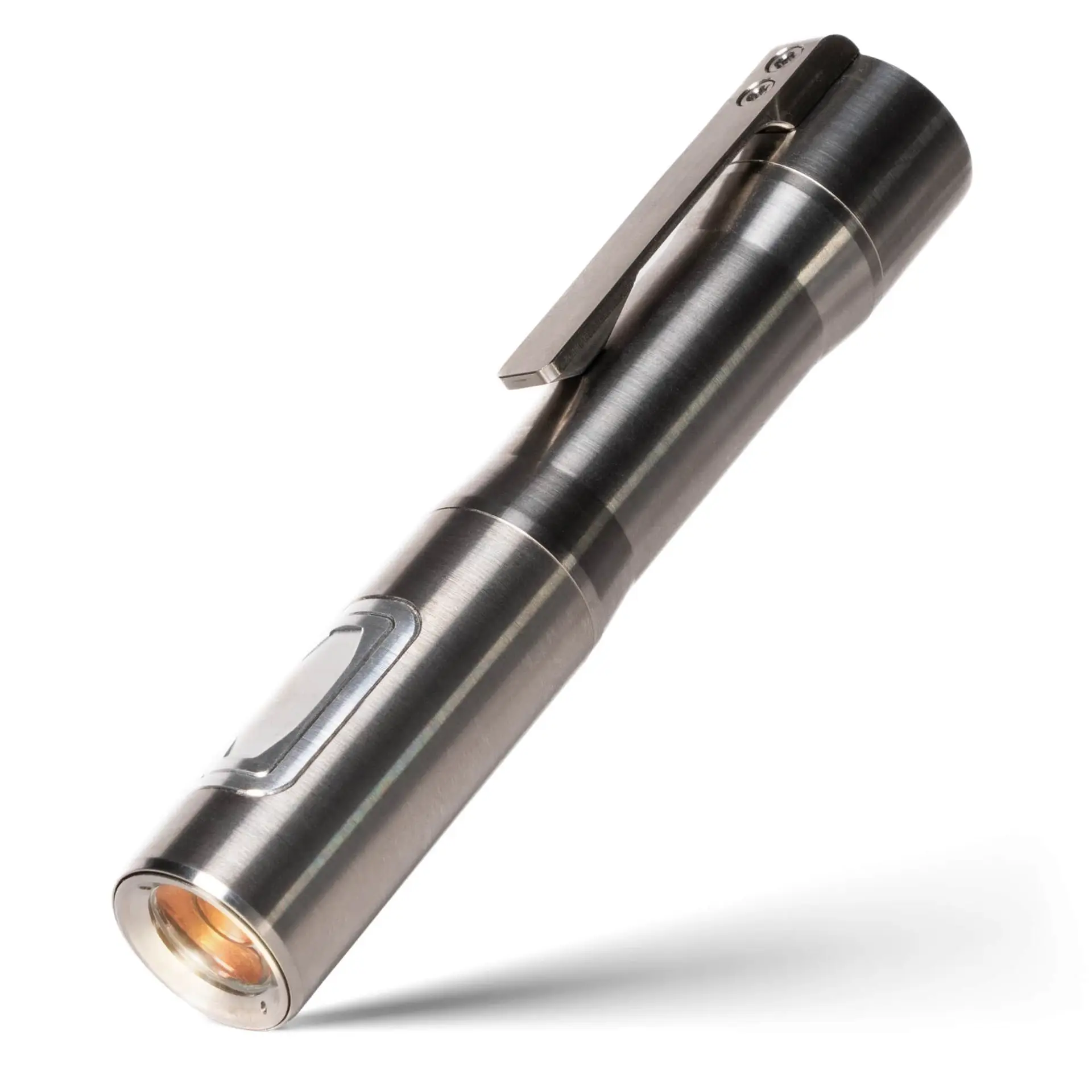RAMPANT™ R4 EDC Flashlight (Raw 6AL-4V Titanium + Copper Pill + AL Button) 1100+ LUMENS SFT40
