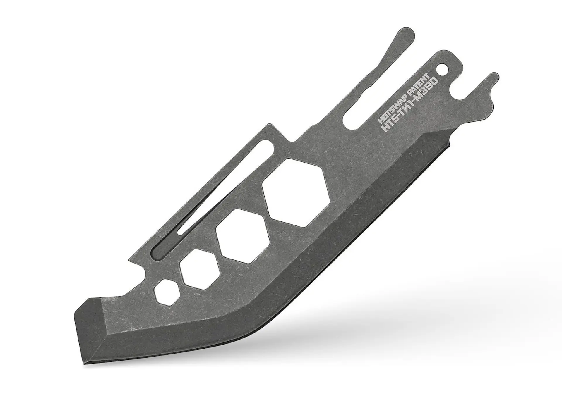 TiRant ULTRA HotSwap® V1 MultiCore 8-IN-1 Tool-Kit Blade Replacement (Stonewashed 1.5mm Thick M390 Tempered HRC 62) Limited-Edition R&D Prototype Drop
