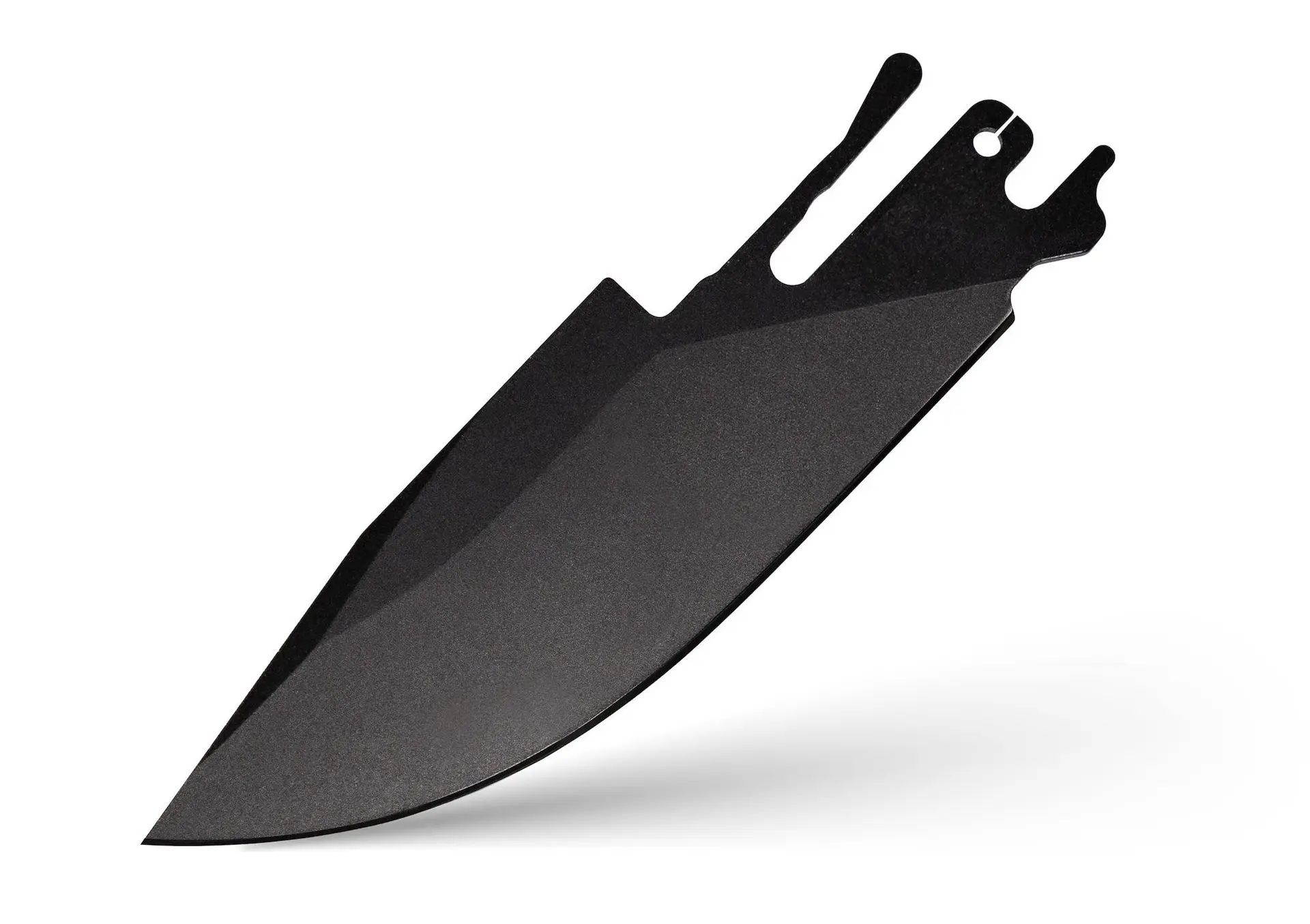 TiRant ULTRA HotSwap™ Drop Point Blade Replacement (Jet-Black D2 Tempered HRC 61+)