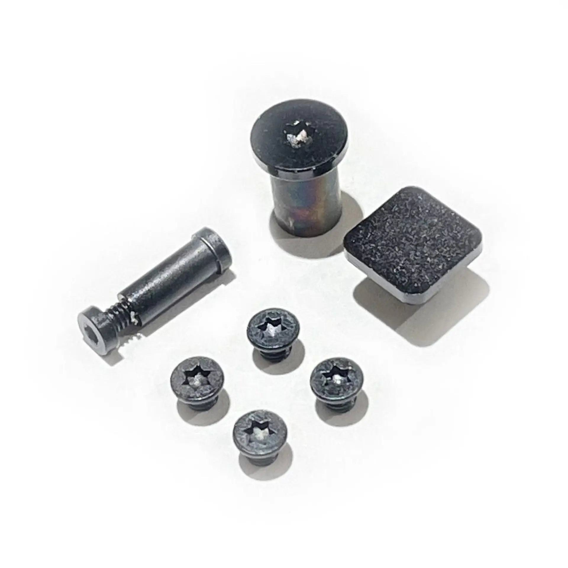 8-Piece JET-BLACK Replacement Screw Kit (TiRant® RAZOR V1, V2, V3)