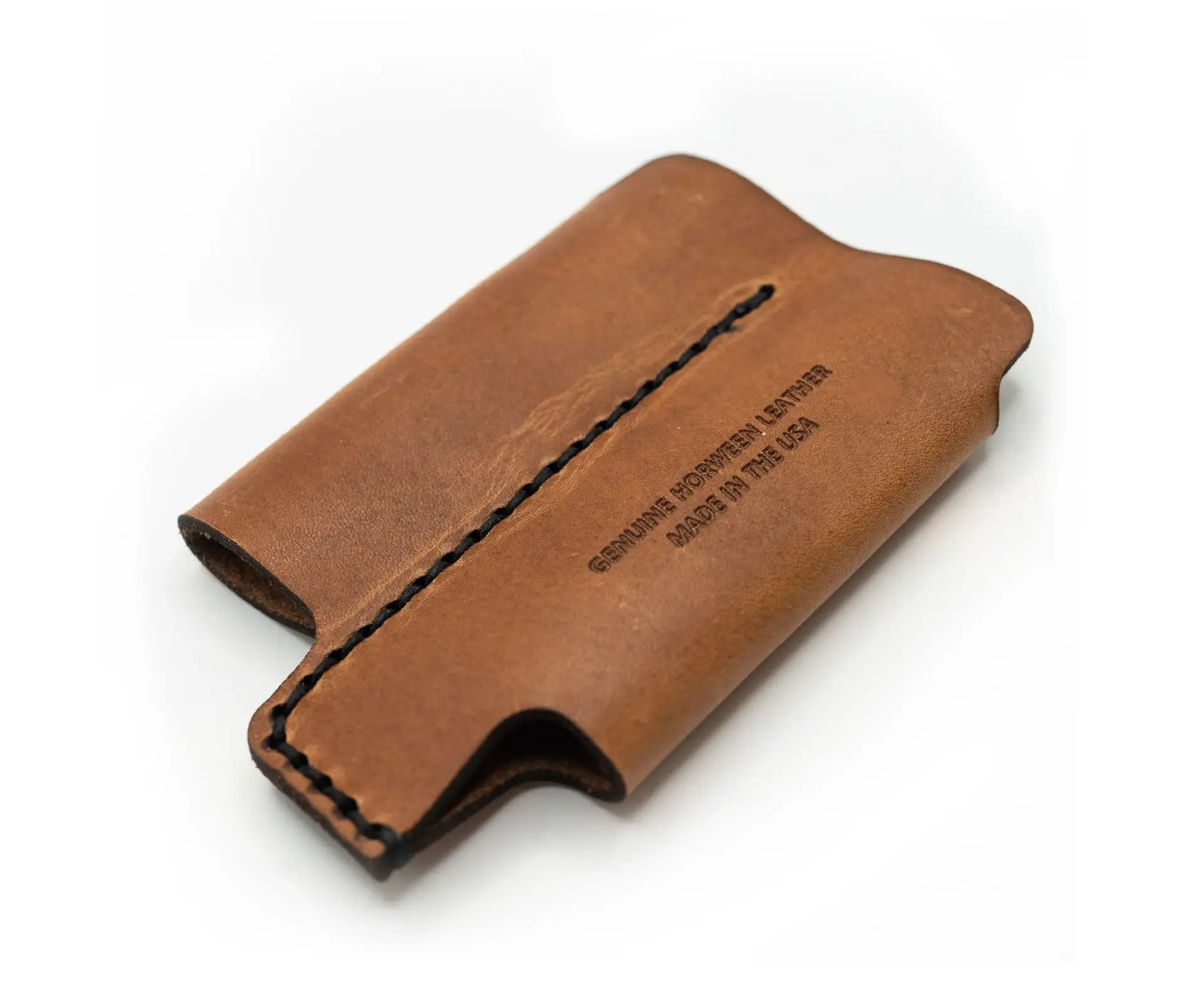 Exceed Designs FieldPro EDC Pocket Organizer (Tan/Brown – 100% USA MADE Genuine Horween Dublin Leather)