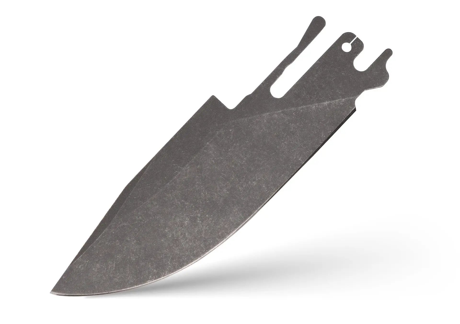 TiRant ULTRA HotSwap™ Drop Point Blade Replacement (Stonewashed D2 Tempered HRC 61+)