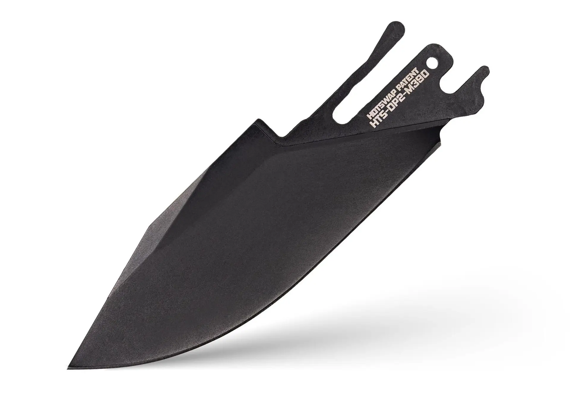 TiRant ULTRA HotSwap™ Drop Point Blade Replacement (Jet-Black EXTRA THICK 2.5mm M390 Tempered 61-62+ HRC)