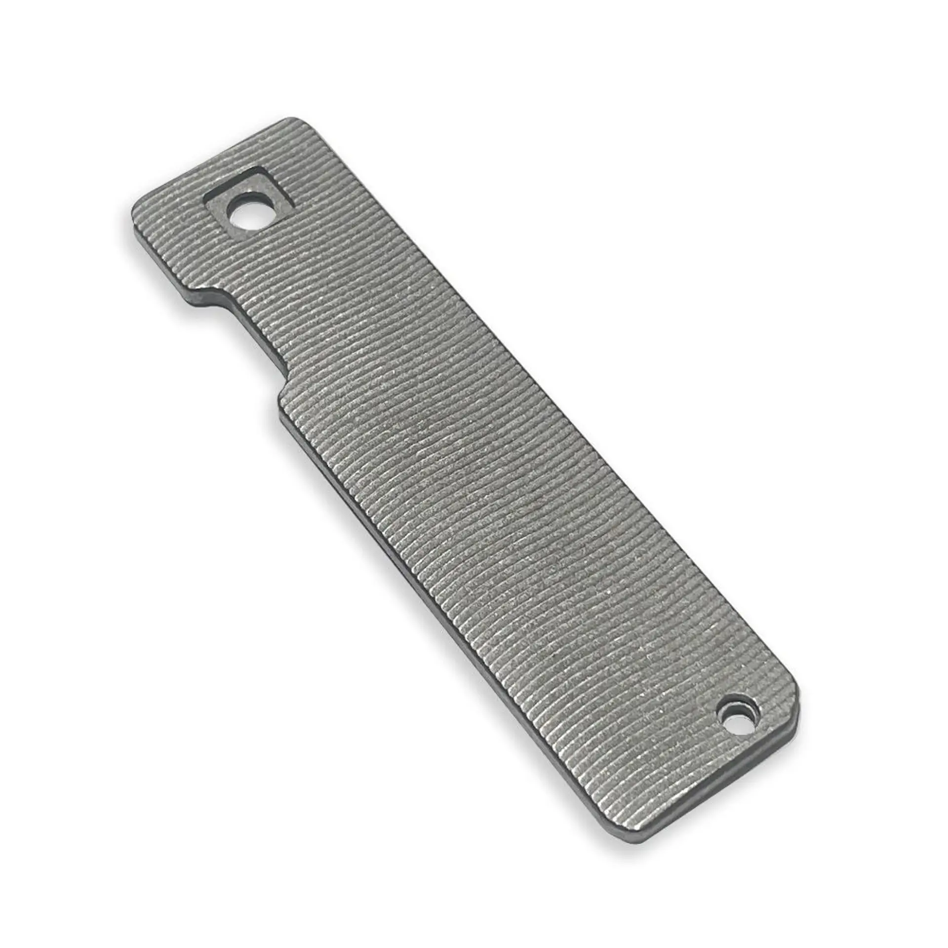 6AL-4V Titanium SWERVE Edition RH Handle Scale (TiRant® RAZOR V3) Custom Milled In USA