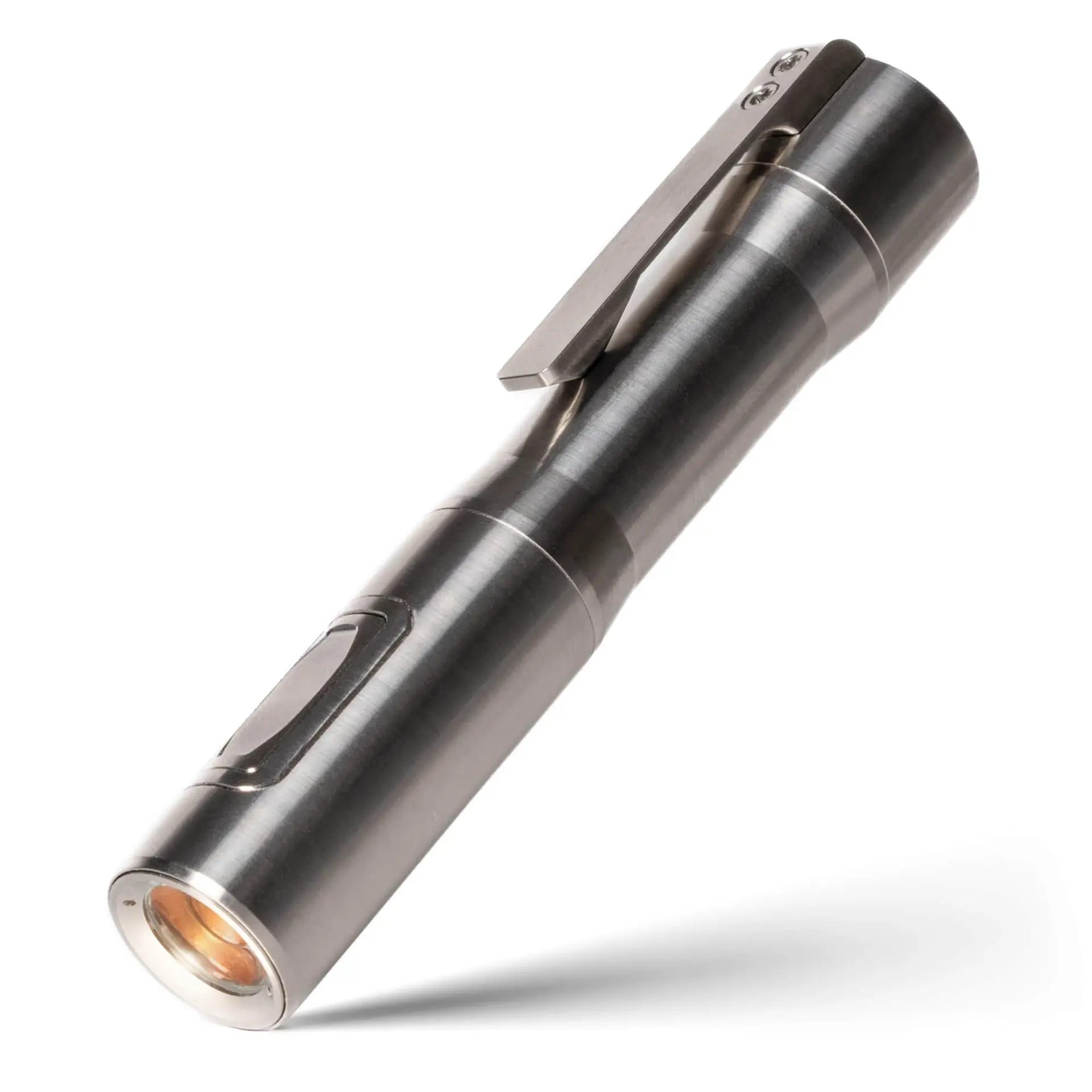 RAMPANT™ R4 EDC Flashlight (Raw 6AL-4V Titanium + Copper Pill) 1200+ LUMENS Nichia 519A 4000K