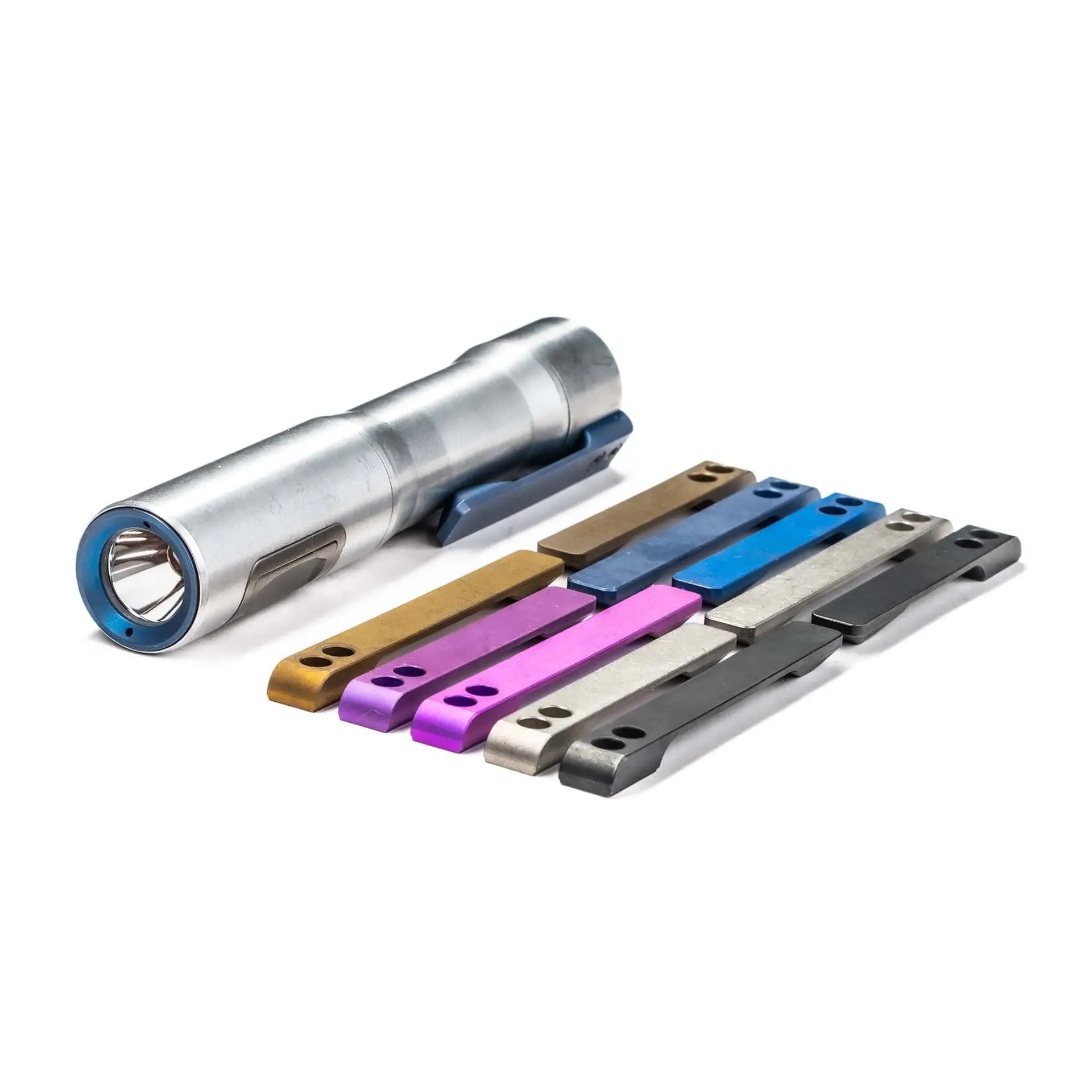 RAMPANT™ R4 & R8 Flashlight (Custom CLIP + BEZEL Anodization Service)