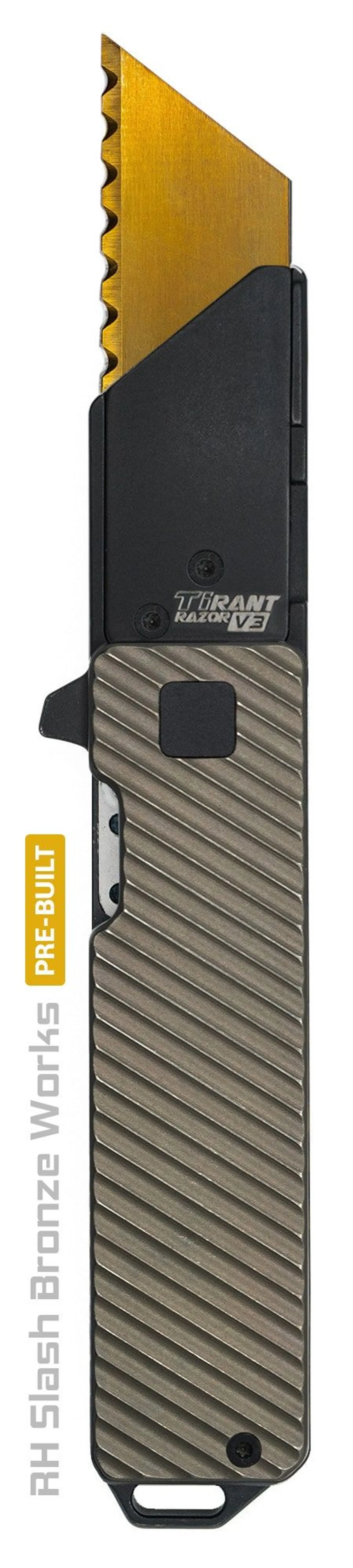 Slash-edition-bronze-ano-titanium-utility-knife-tirant-razor-Gold-blade-min