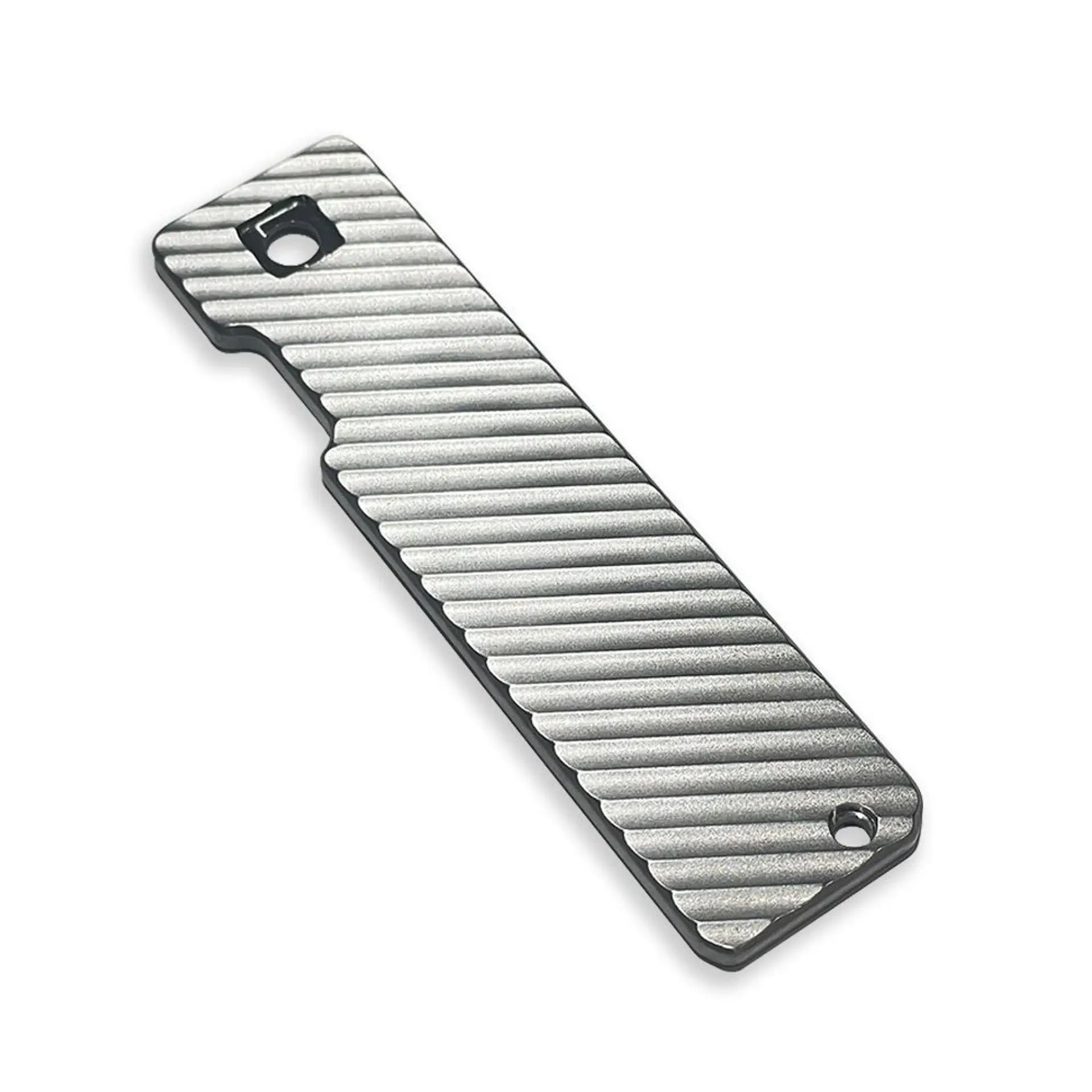 6AL-4V Titanium SLASH Edition RH Handle Scale (TiRant® RAZOR V3) Custom Milled In USA