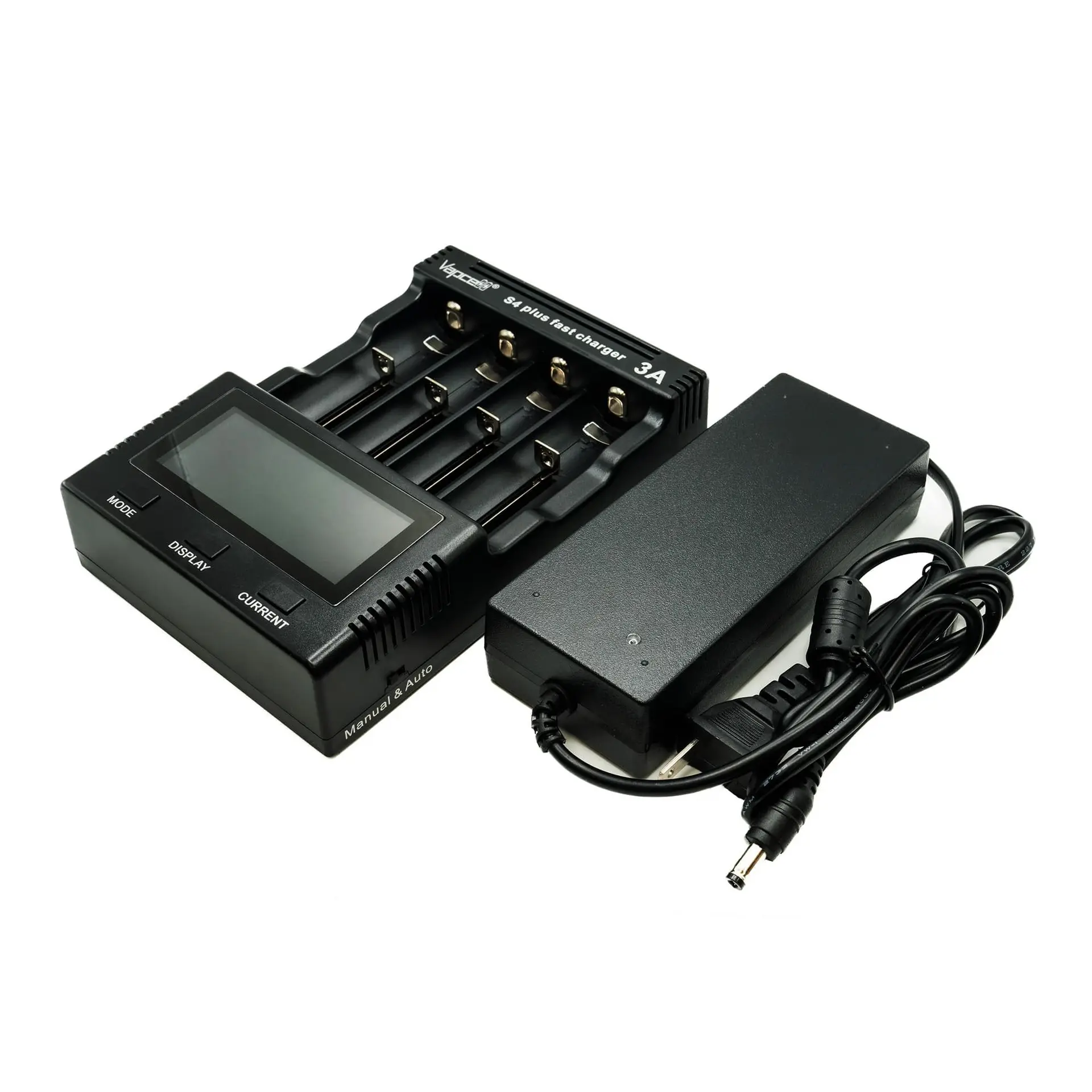VAPCELL S4 PLUS V3.0 Quad-Channel (3A PER SLOT) Ultra Fast 14500/18650 Battery Charger