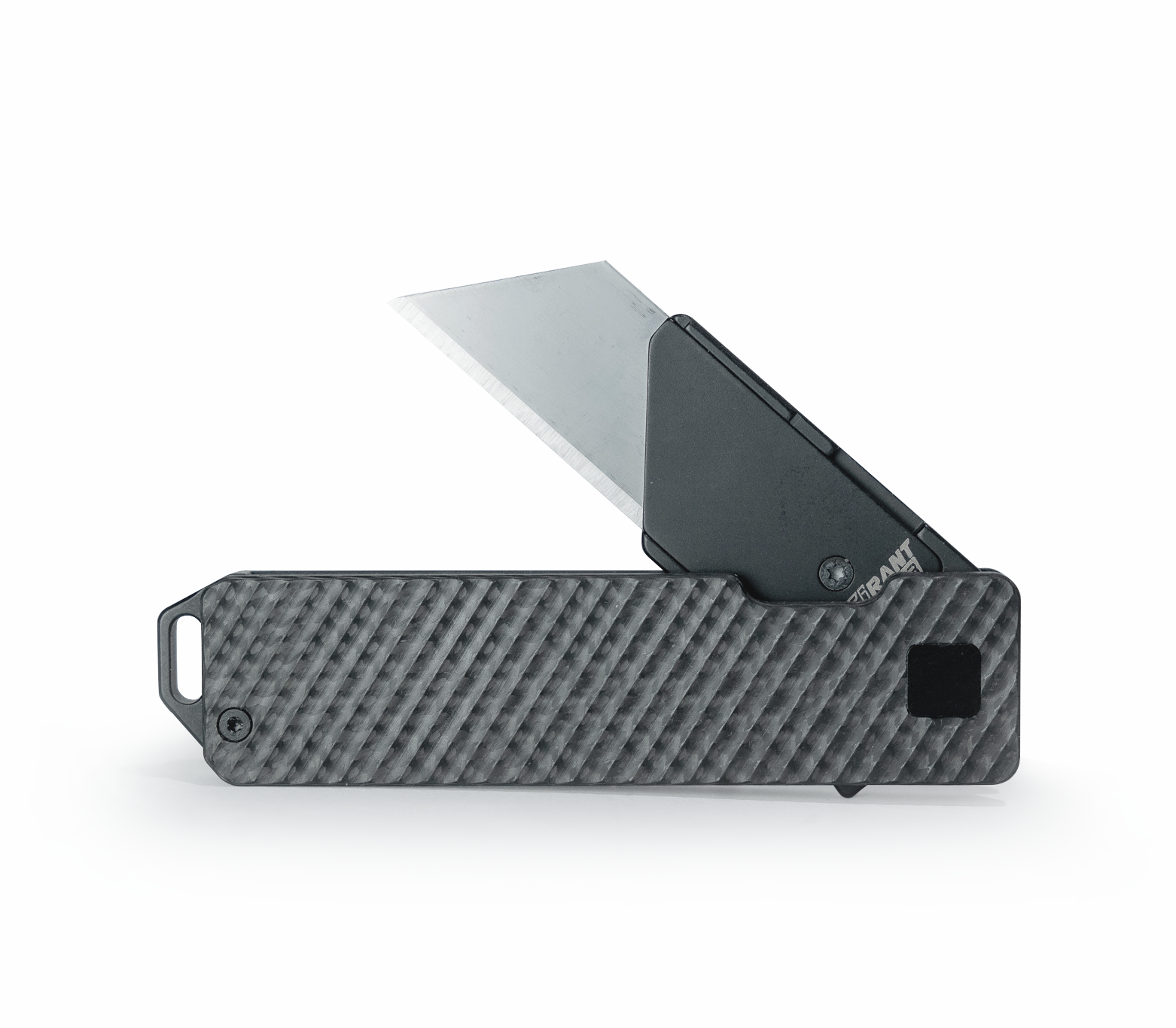TiRant RAZOR V3 Utility Knife (50/50 Jet-Black + Carbon Fiber SLASH  Edition) – Exceed Designs