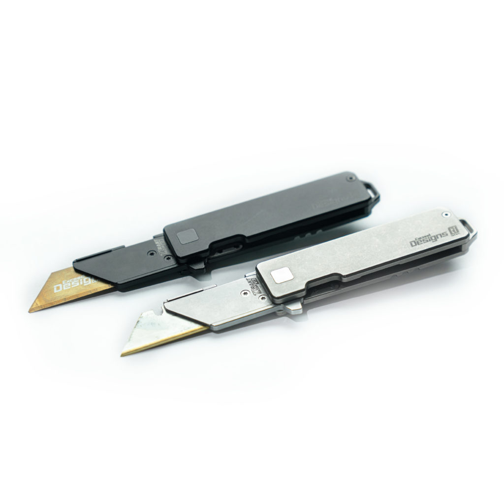 TiRant® RAZOR V3 Utility Knife (Jet-Black 6AL-4V Titanium) – Exceed Designs