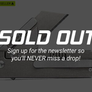 TiRant® RAZOR V3 Utility Knife (Stonewashed 6AL-4V Titanium) — Sold Out For 30-60 Days