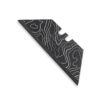 Black CASCADIA Topo Map Razor Blades Tajima V-REX II Premium Tempered Utility Knife Blades (5-Pack or 10-Pack) - Image 2