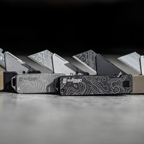 Black CASCADIA Topo Map Razor Blades Tajima V-REX II Premium Tempered ...