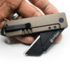 TiRant RAZOR V3 Utility Knife (Centurion Bronze ANO Ti WORKS Edition) - Image 3