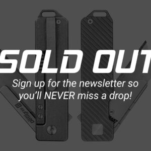 TiRant® RAZOR V3 Utility Knife (50/50 Stonewashed 6AL-4V Titanium SLASH EDITION) — Sold Out For 30-60 Days