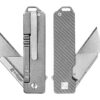 TiRant RAZOR V3 Utility Knife (50/50 Stonewashed 6AL-4V Titanium SLASH EDITION)