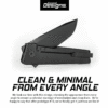 AVAIR M390 Framelock Folding Knife (Micro-Slash Jet-Black PVD 6AL-4V Titanium (BATCH #3 With 3-5 DAY LEAD-TIME) - Image 5