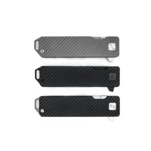 TiRant® RAZOR V3 Utility Knife (50/50 Stonewashed 6AL-4V Titanium SLASH ...