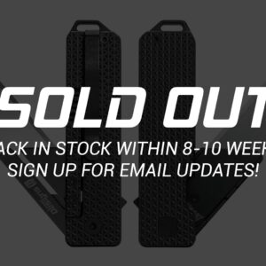 TiRant® RAZOR V3 Utility Knife (Jet-Black 6AL-4V Titanium) Dual APEX Edition - Complete (SOLD OUT)