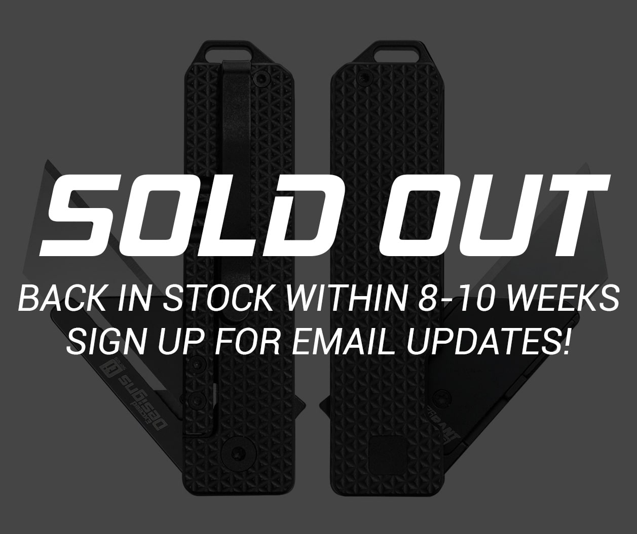 TiRant® RAZOR V3 Utility Knife (Jet-Black 6AL-4V Titanium) Dual APEX Edition - Complete (SOLD OUT)