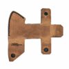 100% USA MADE Real Horween Leather HYZER Hatchet Sheath (NATURAL BROWN) - Image 9
