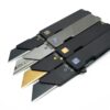USA Flag GOLD SERIES Razor Blades (Premium TITANIUM Coated SK5 Utility Knife Blade) 5-Pack or 10-Pack - Image 4