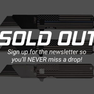 TiRant® RAZOR V3 Utility Knife (50/50 Jet-Black or Stonewashed + USA FLAG Edition) — Sold Out For 30-60 Days