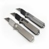 TiRant RAZOR V3 Utility Knife (50/50 Jet-Black or Stonewashed + USA FLAG Edition) - Image 2
