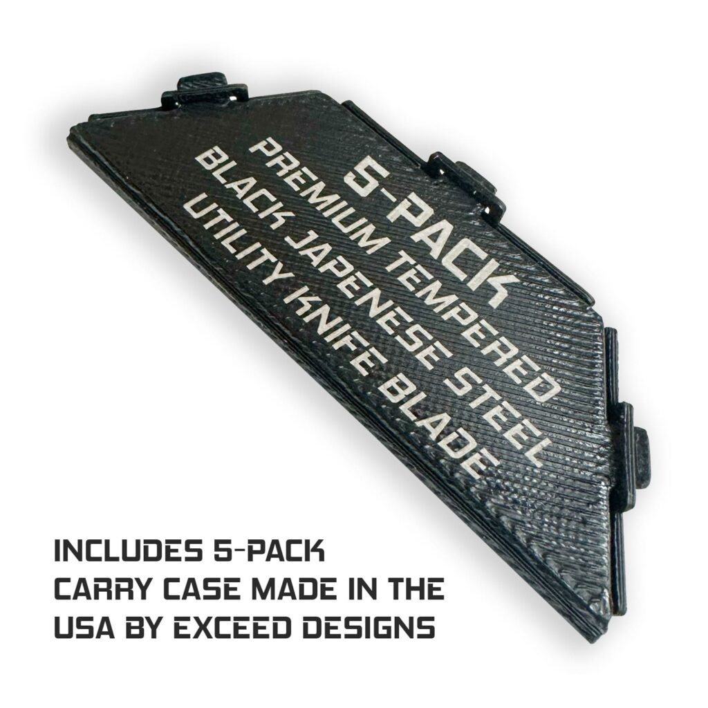 Black CASCADIA Topo Map Razor Blades Tajima V-REX II Premium Tempered ...