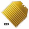 GOLD SERIES Razor Blades (Premium TITANIUM Coated SK5 Utility Knife Blade) 5-Pack or 10-Pack - Image 7