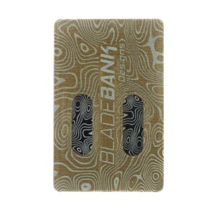 Custom Back-Engraved BladeBank™ — 2X Utility Knife Blade Holder Credit Card Format (Plastic 3D Printed & USA MADE)