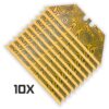Damascus GOLD SERIES Razor Blades (Premium TITANIUM Coated SK5 Utility Knife Blade) 5-Pack or 10-Pack - Image 7