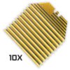 USA Flag GOLD SERIES Razor Blades (Premium TITANIUM Coated SK5 Utility Knife Blade) 5-Pack or 10-Pack - Image 7