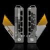 TiRant RAZOR V3 Utility Knife (Stonewashed 6AL-4V Titanium) Dual-SIde Milled SKELETON Edition - Image 7