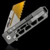 TiRant RAZOR V3 Utility Knife (Stonewashed 6AL-4V Titanium) Dual-SIde Milled SKELETON Edition - Image 4