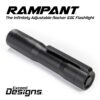 RAMPANT™ R8 EDC Flashlight (Jet-Black ANO Aluminum) 1300+ LUMENS Nichia 519A - Image 4
