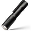 RAMPANT™ R8 EDC Flashlight (Jet-Black ANO Aluminum) 1300+ LUMENS Nichia 519A