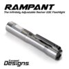 RAMPANT™ R4 EDC Flashlight (Raw 6AL-4V Titanium + Copper Pill + AL Button) 1100+ LUMENS SFT40 - Image 4