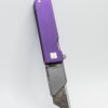 TiRant RAZOR V3 Utility Knife (Stonewashed 6AL-4V Titanium) Dual APEX Purple-Haze Ti ANO Edition - Image 4
