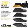 TiRant ULTRA Utility Knife W/HotSwap™ Blade Replacements (Stonewashed 6AL-4V Titanium) - Image 9