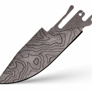 TiRant ULTRA HotSwap™ Drop Point Blade Replacement (Stonewashed Cascadia Laser Engraved D2 Tempered HRC 60+)