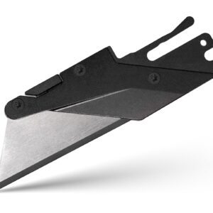 TiRant ULTRA HotSwap™ Quick-Release RAZOR Blade Holder - BLEMISH R&D 40% OFF SALE, PLEASE READ - (Jet-Black & Contoured 6AL-4V Titanium)