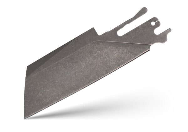 TiRant ULTRA HotSwap™ Sheepsfoot Blade Replacement (Stonewashed D2 Tempered HRC 60+)