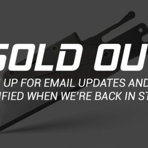 (SOLD OUT, V2 HOLDER COMING SOON TO REPLACE THIS) TiRant ULTRA HotSwapâ„¢ Quick-Release RAZOR Blade Holder - BLEMISH R&D SALE, PLEASE READ - (Stonewashed & Contoured 6AL-4V Titanium) With Curved Choil Micro-Jimping