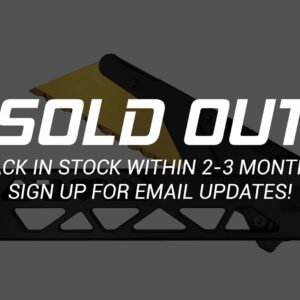 (SOLD OUT — BACK IN STOCK 2-3 MONTHS) TiRant® ULTRA Utility Knife W/HotSwap™ Blade Replacements (Jet-Black PVD 6AL-4V Titanium) SKELETON 'Skultra' Edition