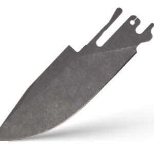 TiRant ULTRA HotSwap™ Drop Point Blade Replacement (Stonewashed D2 Tempered HRC 60+)